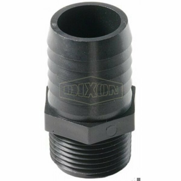 Dixon Tuff-Lite Hose Insert, 2 in, MNPT x Hose Shank, Polypropylene, Domestic PPN250